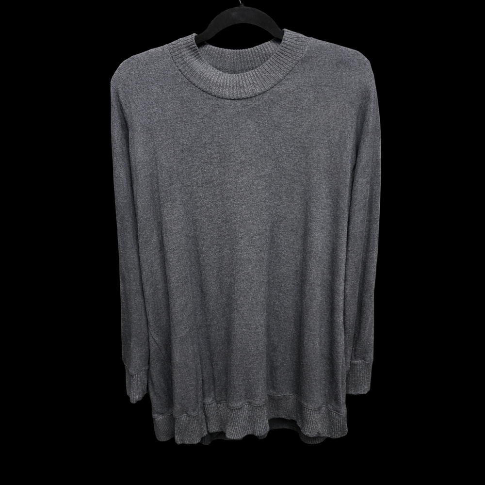 Soft Minimalist Slouchy Knit Sweater | New Directions | 1X - Picture 2 of 4